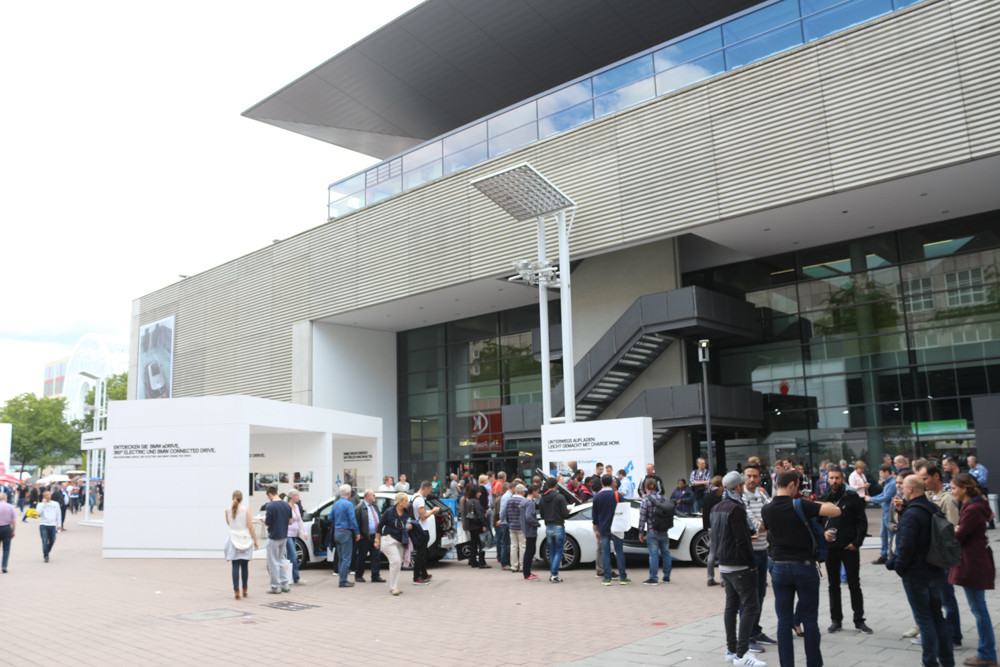 BMW stand on the motor show