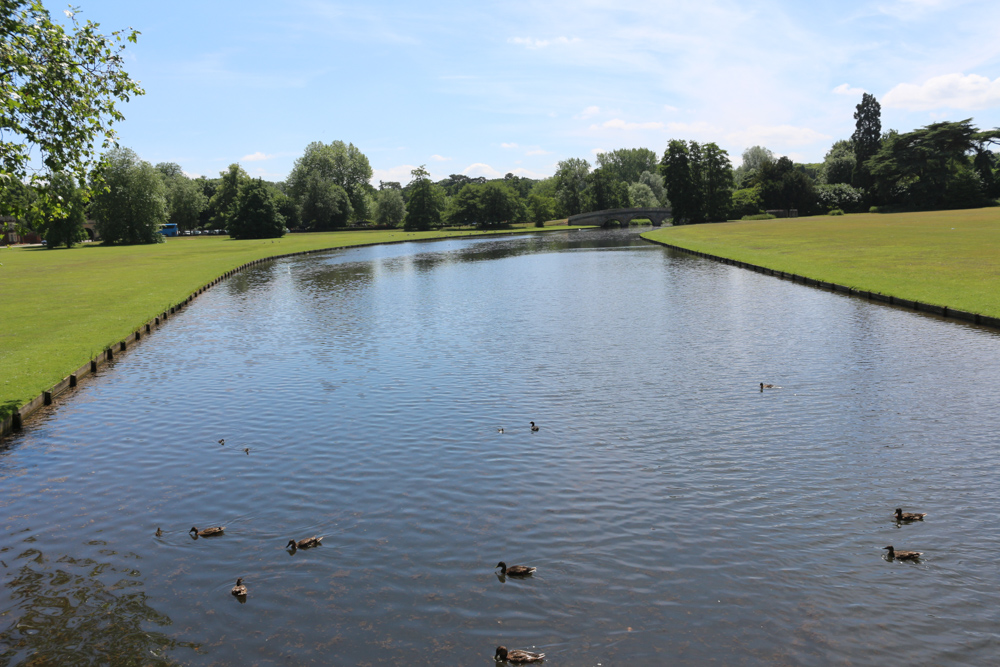 Kleiner See im Park rund um Audley End House