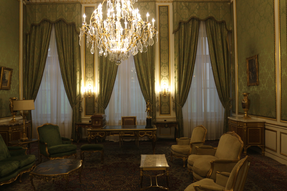 Reception room on the ground floor of the White Palace
