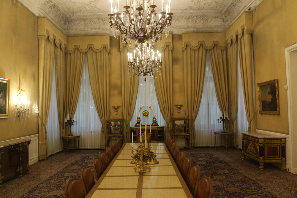 Dining room room on the ground floor of the White Palace