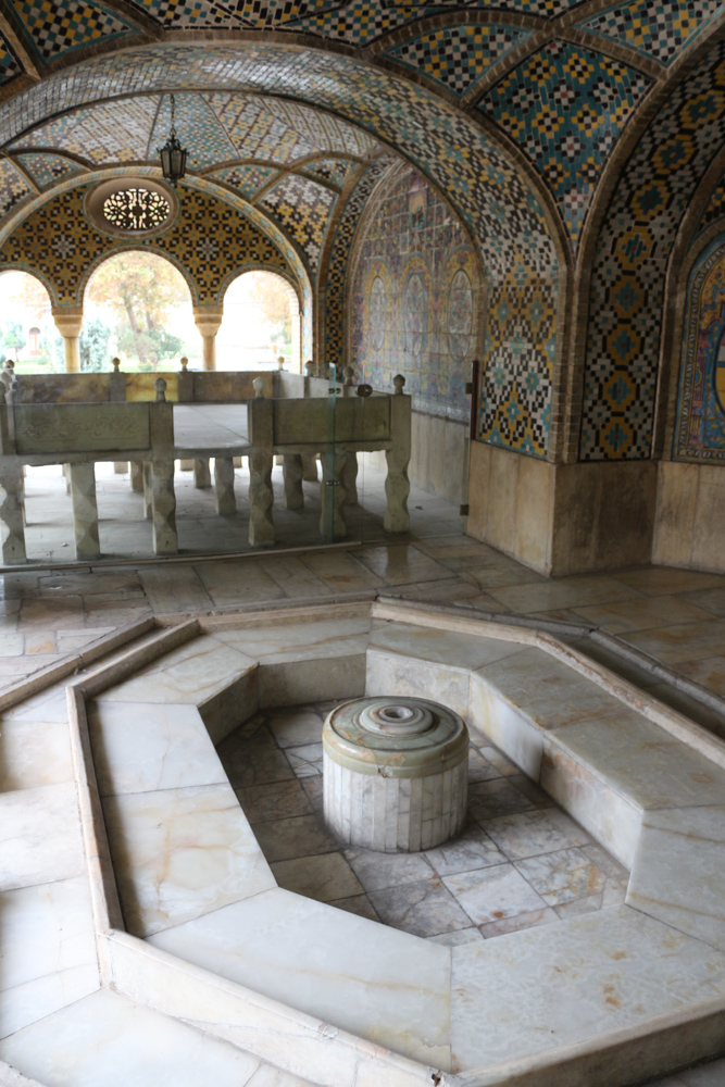 Karim Khani Nook (Khalvat e Karim Khani), a balcony with a kind of marble bed.