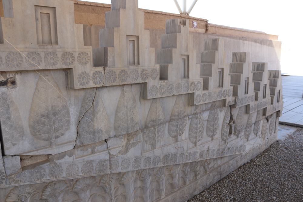 Relief an der östlichen Treppe zum großen Apadana Palast