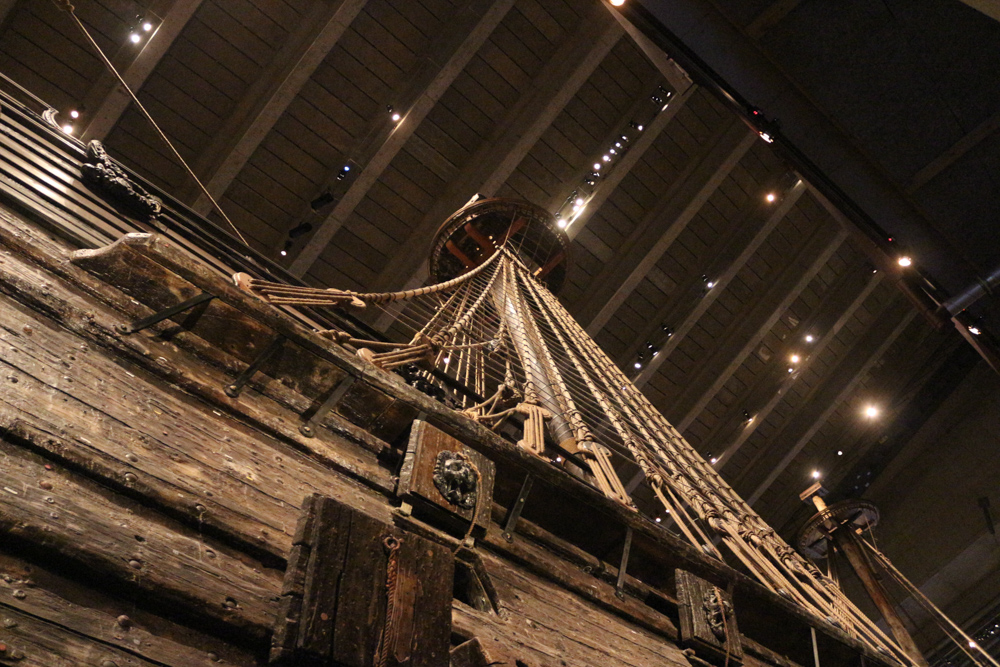 Vasa (or Wasa) is a Swedish warship built between 1626 and 1628. The ship foundered and sank after sailing about 1,300 m (1,400 yd) into her maiden voyage on 10 August 1628.