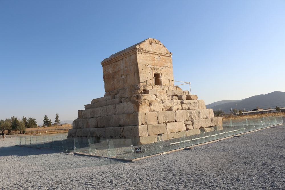 Tomb of Cyrus II. in Pasargadae, close to Shiraz in Iran