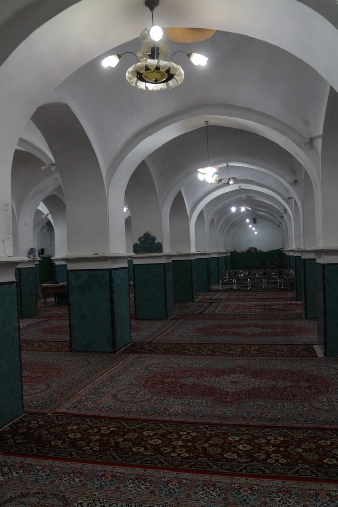 Jame Mosque of Yazd: Heated praying room.
