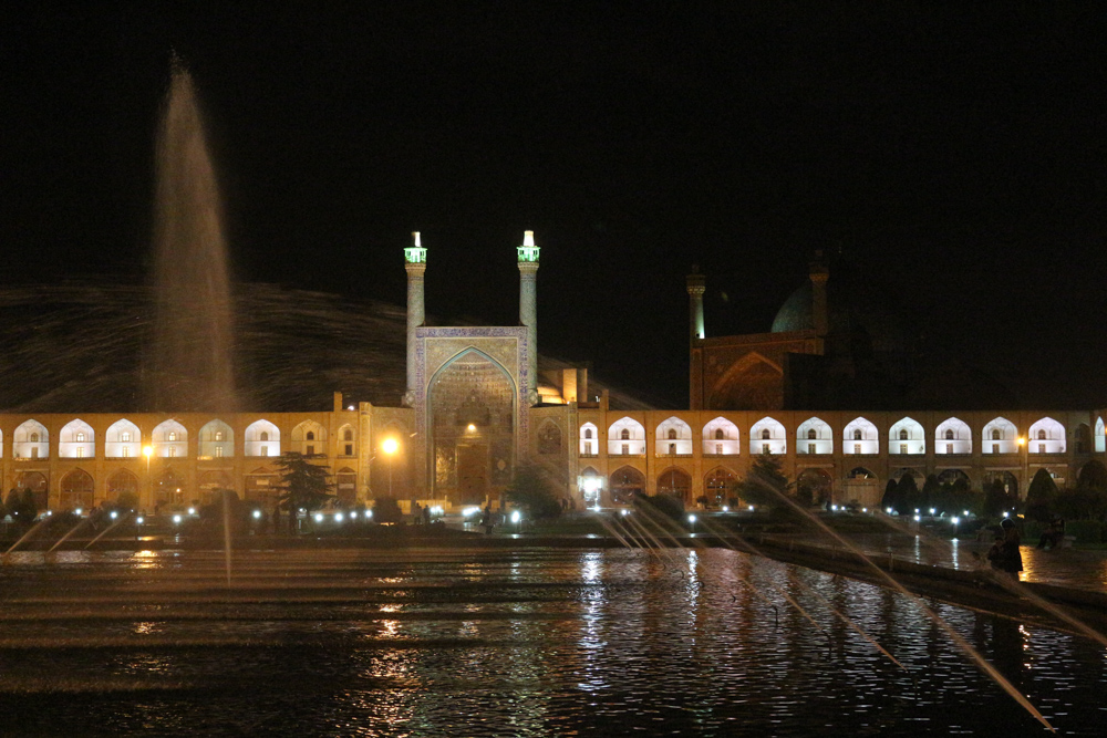 Naghsh-i Jahan Square at night