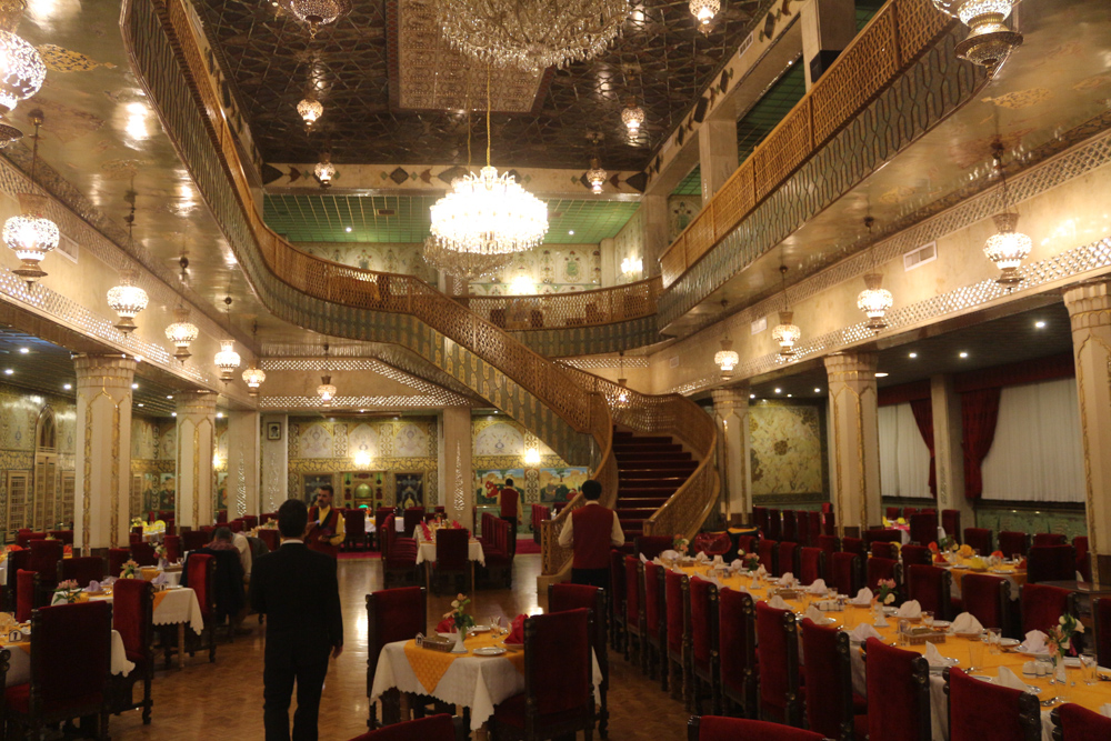 Main restaurant of the Abbasi Hotel