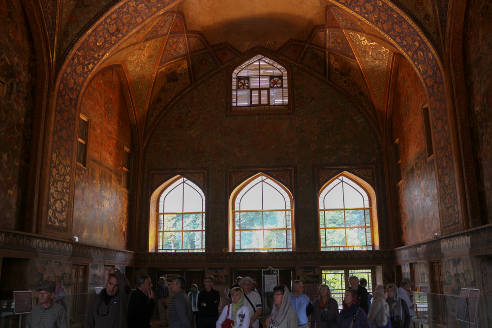 Chehel Sotoun or Forty Columns Palace in Isfahan