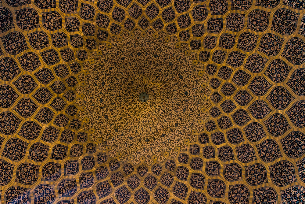 Kuppel der Scheich-Lotfollāh-Moschee in Isfahan