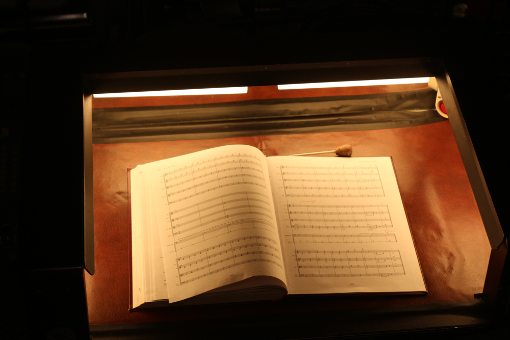 Exhibit inside the new stage of the Moscow Bolshoi Theatre