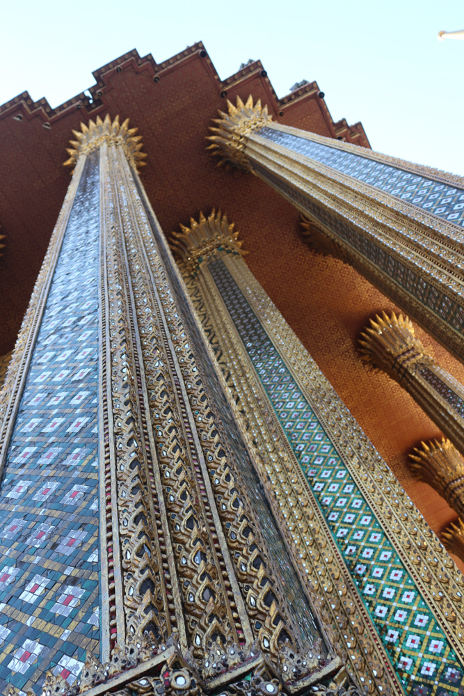 Facade of the Temple of the Emerald Buddha (Wat Phra Kaew)