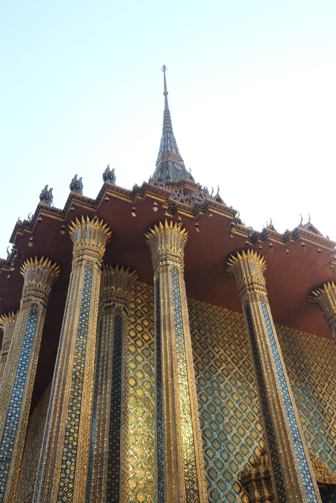 Tempel des Smaragd-Buddha (Wat Phra Kaeo) im Großen Palast von Bangkok