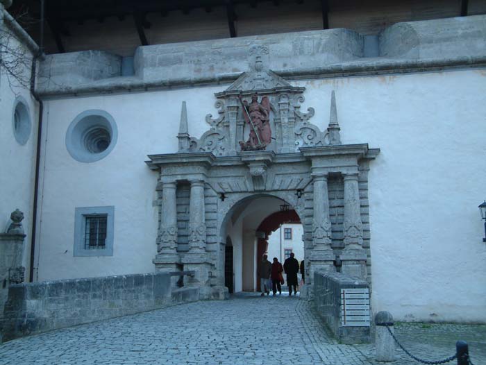 Entrance to the second courtyard of the Fortress Marienberg