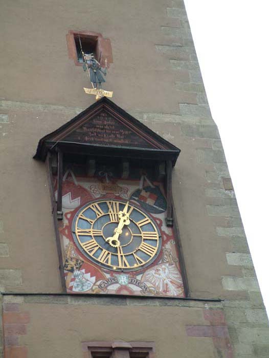 Turret clock of the town hall