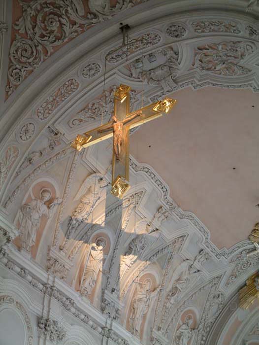 The Cross above the high altar of St. Kilian cathedral