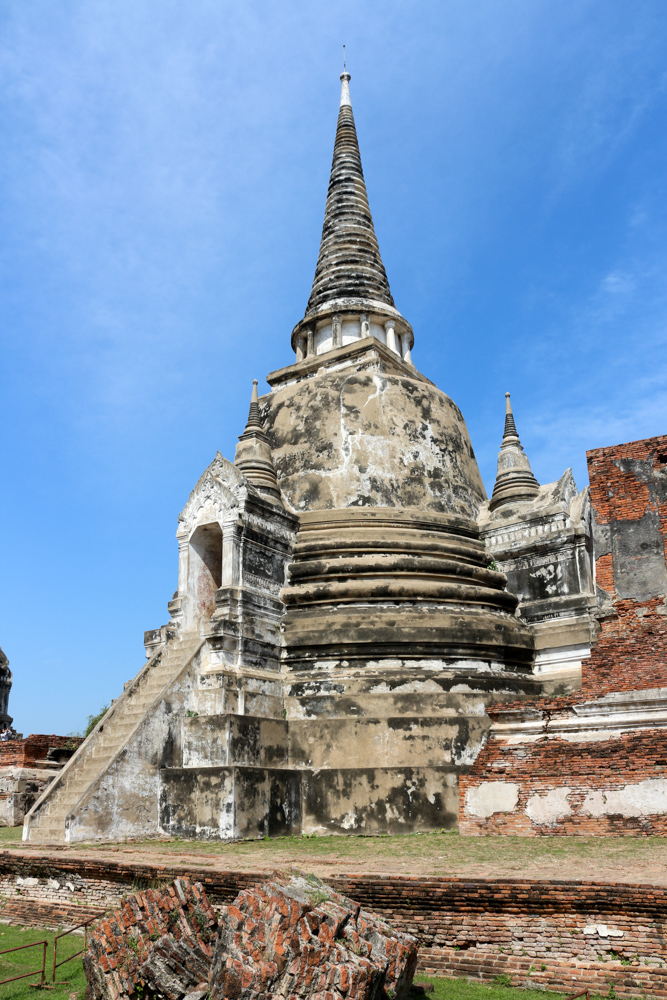 Chedi of Wat Phra Si Sanphet in Ayutthaya