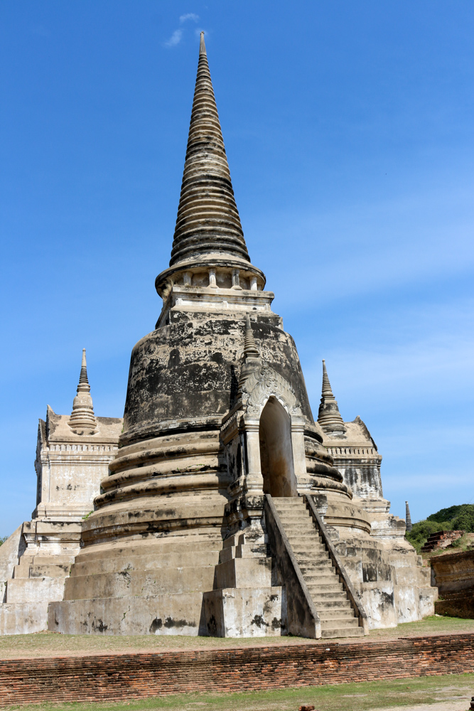 Chedi of Wat Phra Si Sanphet in Ayutthaya