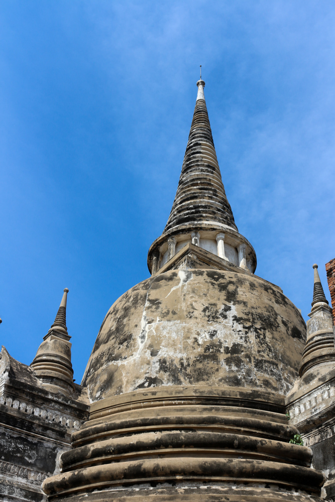 Chedi of Wat Phra Si Sanphet in Ayutthaya