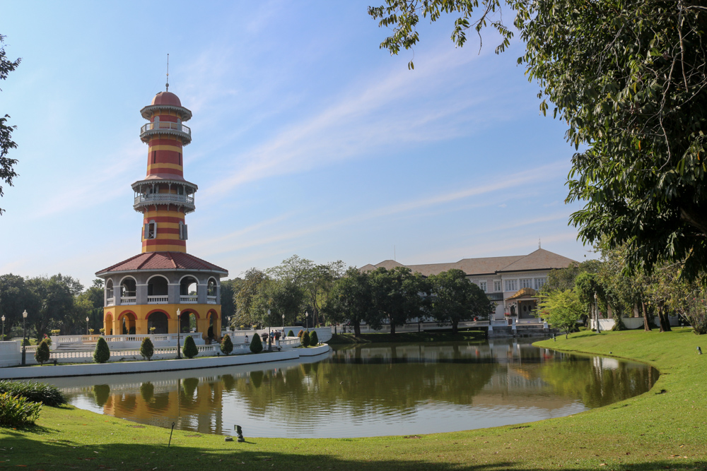 Ho Withun Thasana, or Sages' Lookout, in the gardens of the Bang Pa-In summer palace in Ayutthaya