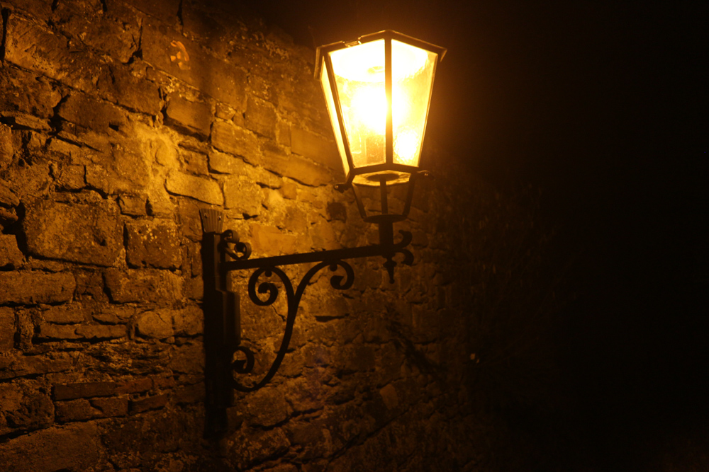 Aschaffenburg old town at night