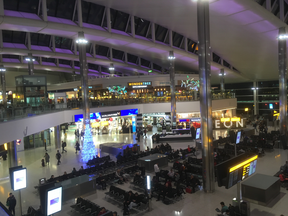 Wartebereich des Heathrow Terminal 2