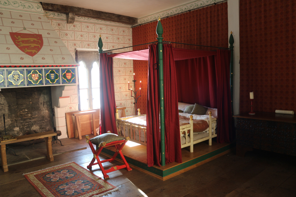 Rekonstruktion des Schlafzimmers von Edward I. im St. Thomas Tower