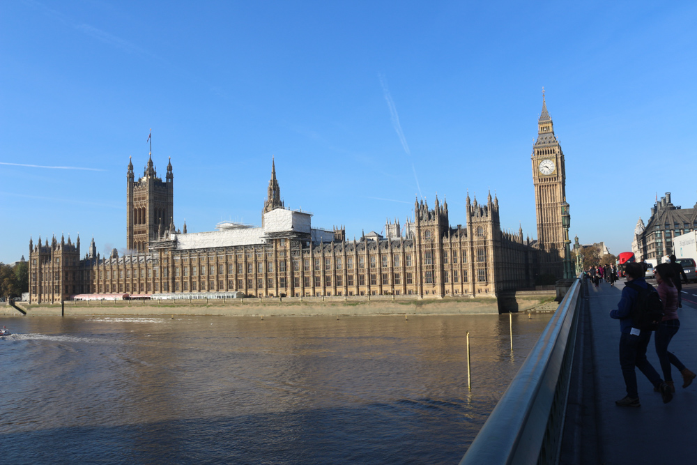 Palace of Westminster bzw. Houses of Parliament