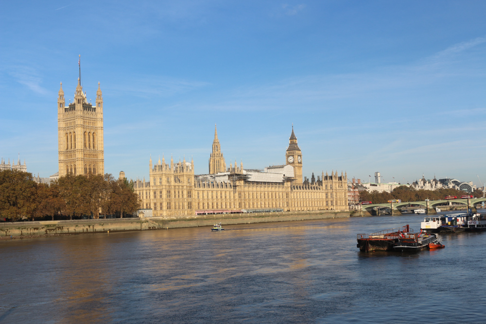 Palace of Westminster with Houses of Parliament