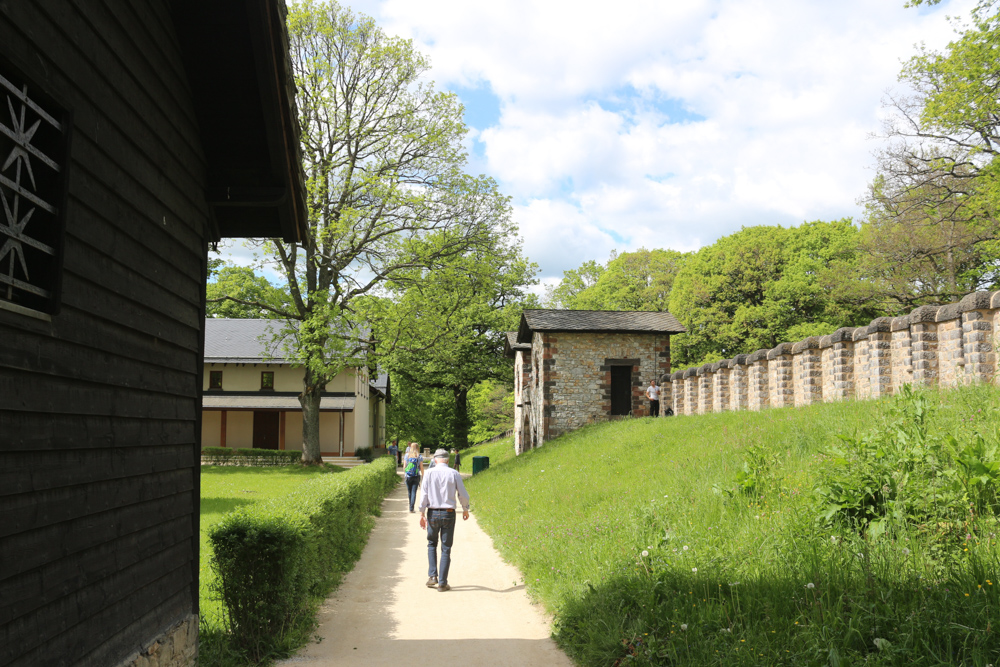 Das rekonstruierte römische Kastell Saalburg