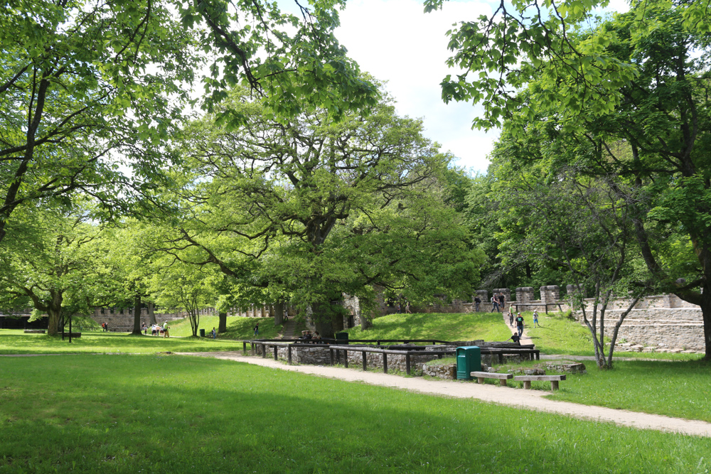 Das rekonstruierte römische Kastell Saalburg