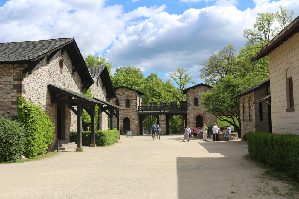 Reconstruction of the roman fort Saalburg