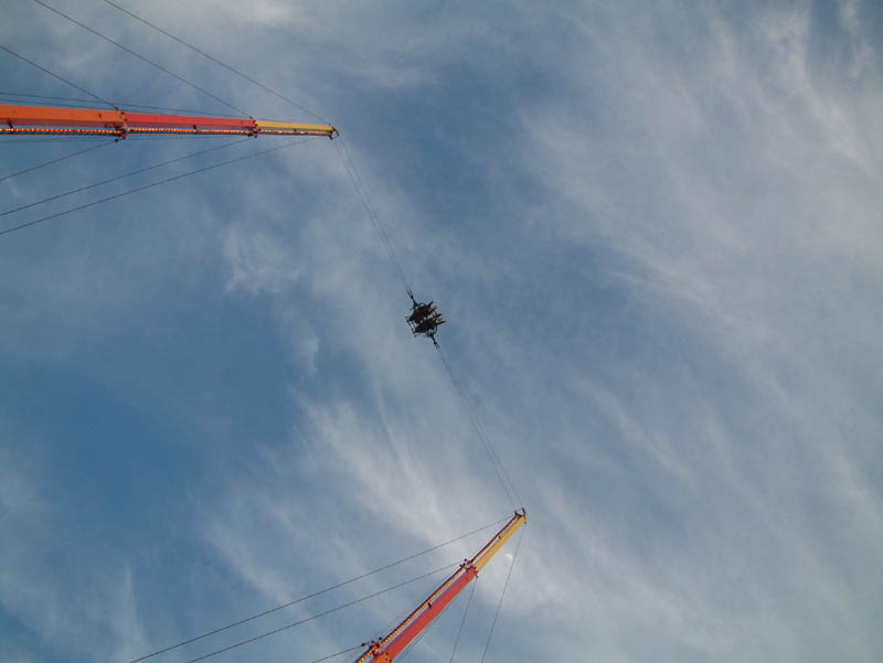 Bungee-Kugel auf dem Houston Rodeo