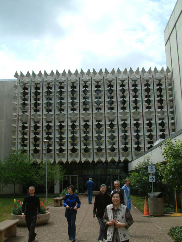 Das alte Mission Control Control Center der NASA in Houston aus der Ära der Apollo Flüge