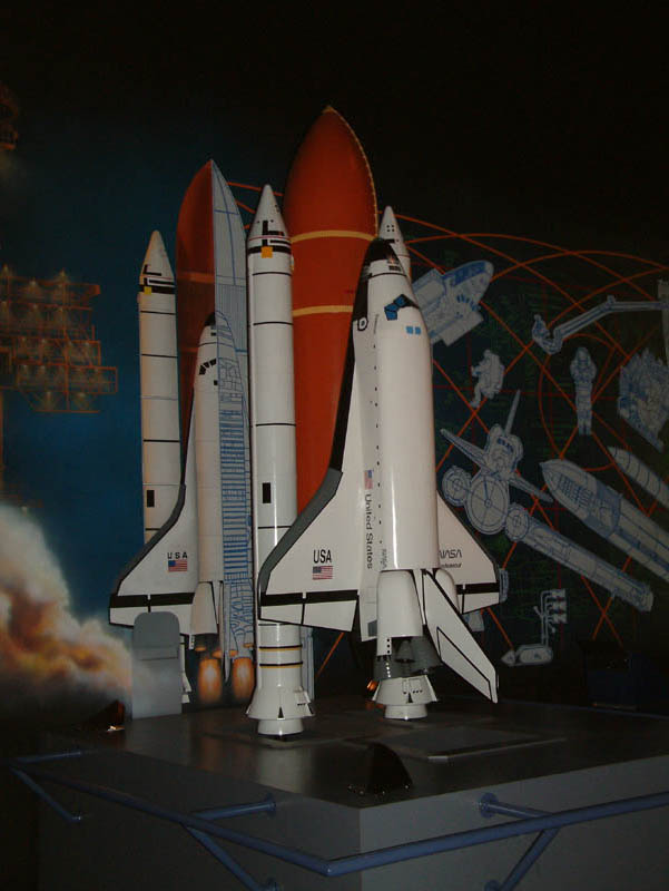 Modell des Space Shuttles