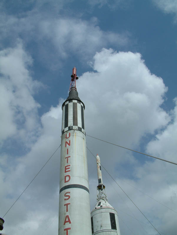 Rocket Park im Johnson Space Center der NASA in Houston