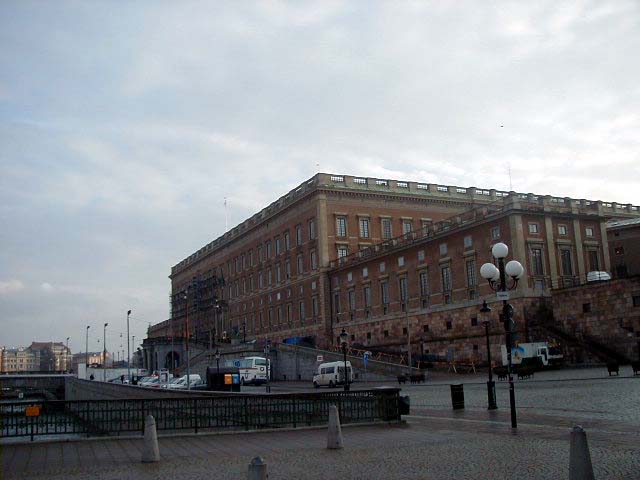 The Royal Palace in Stockholm.