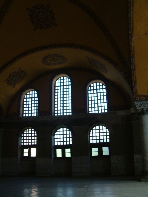Interior of the Hagia Sophia (Ayasofya)