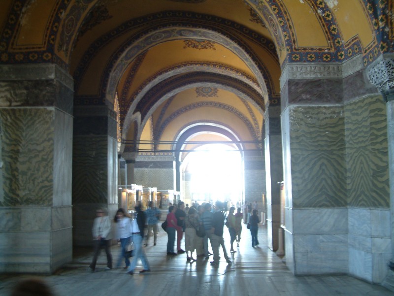 Interior of the Hagia Sophia (Ayasofya)