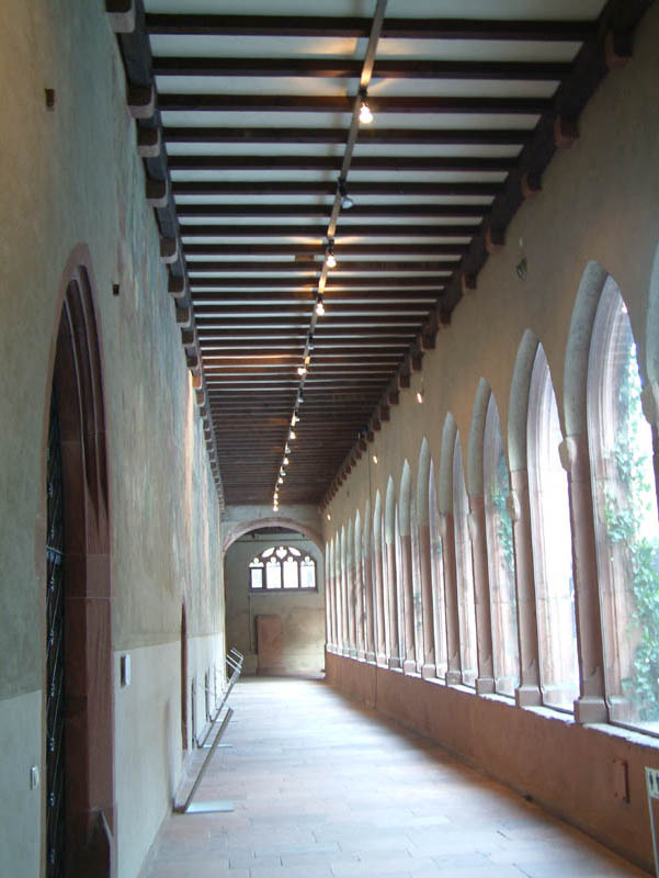 Cloister of the former carmelite monastery in Frankfurt