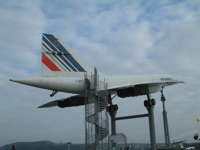 Air France Concorde F-BVFB on the roof of the Auto- & Technik Museum Sinsheim