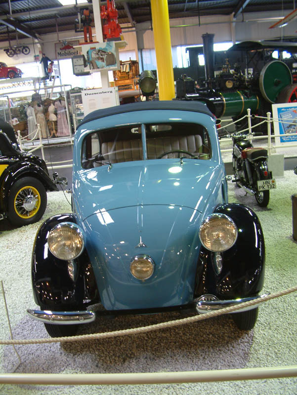 This Mercedes-Benz 170H was built in 1938. It has a 1.7 liter engine with 38 HP.