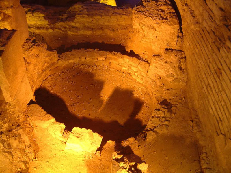 Foundations of the Praetorium, the palace of the Roman Praetor, below the town hall of Cologne