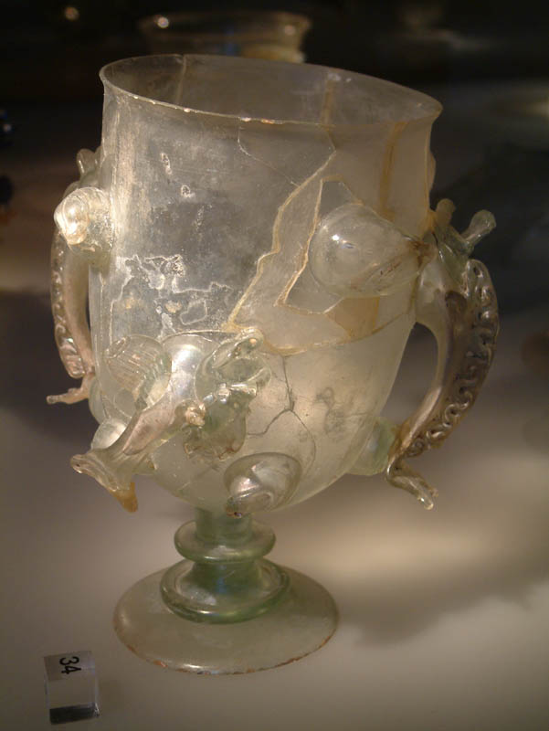 Roman glass art work