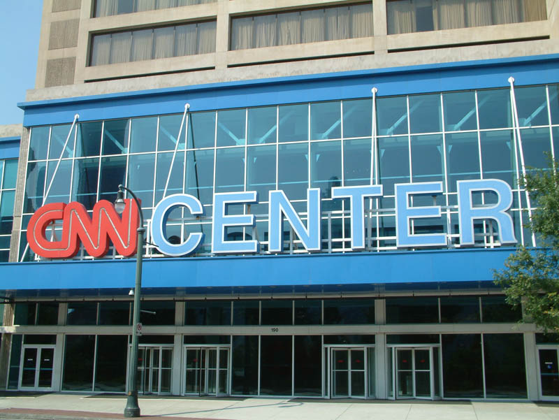 Entrance to the CNN Center