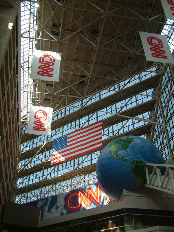 Lobby des CNN Centers in Atlanta