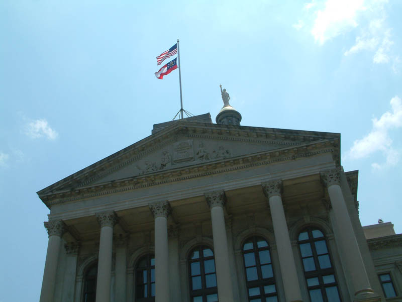 Georgia State Capitol in Atlanta, Sitz der Regierung des Staates Georgia.