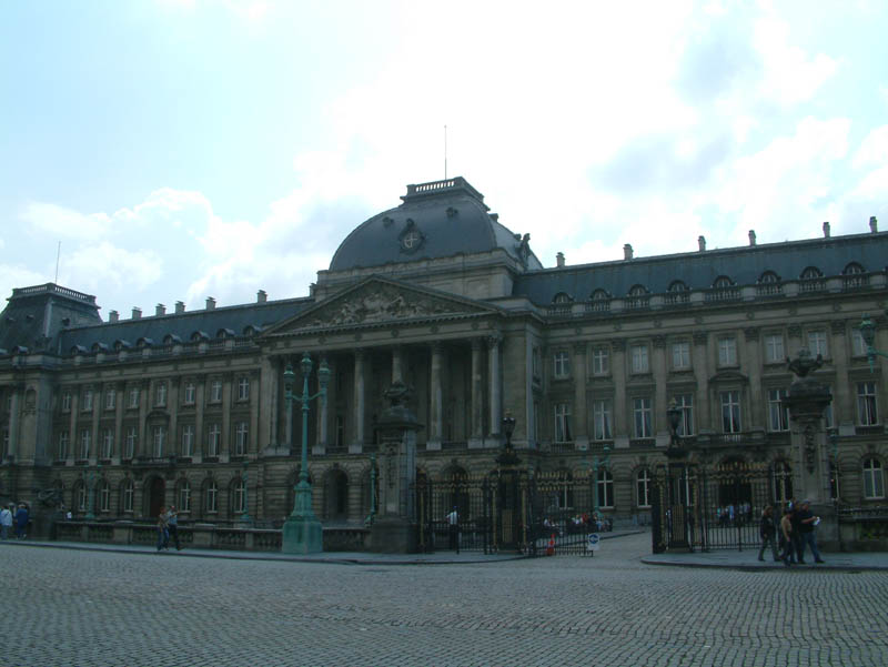 The royal palace in Brussels