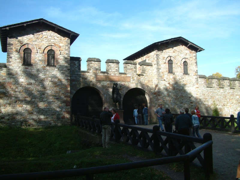 Porta Praetoria of the roman fort Saalburg