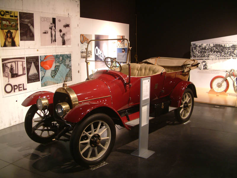 This Opel oldtimer can be seen during the tour of the Opel car manufacturing plant in Rüsselsheim (nearby Frankfurt).