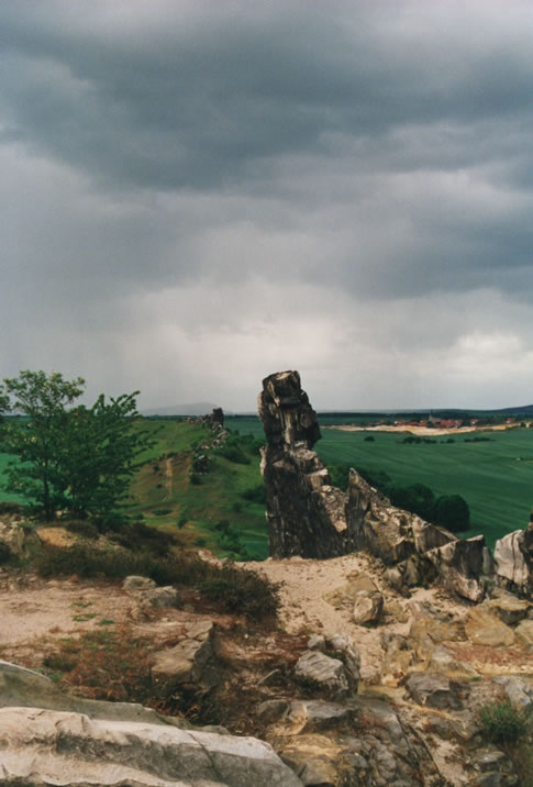 Die Teufelsmauer bei Blankenburg im Harz